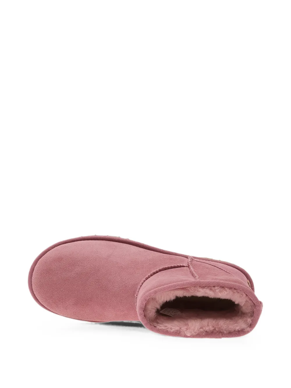 UGG Classic Mini II shearling-lined suede ankle boots Roze