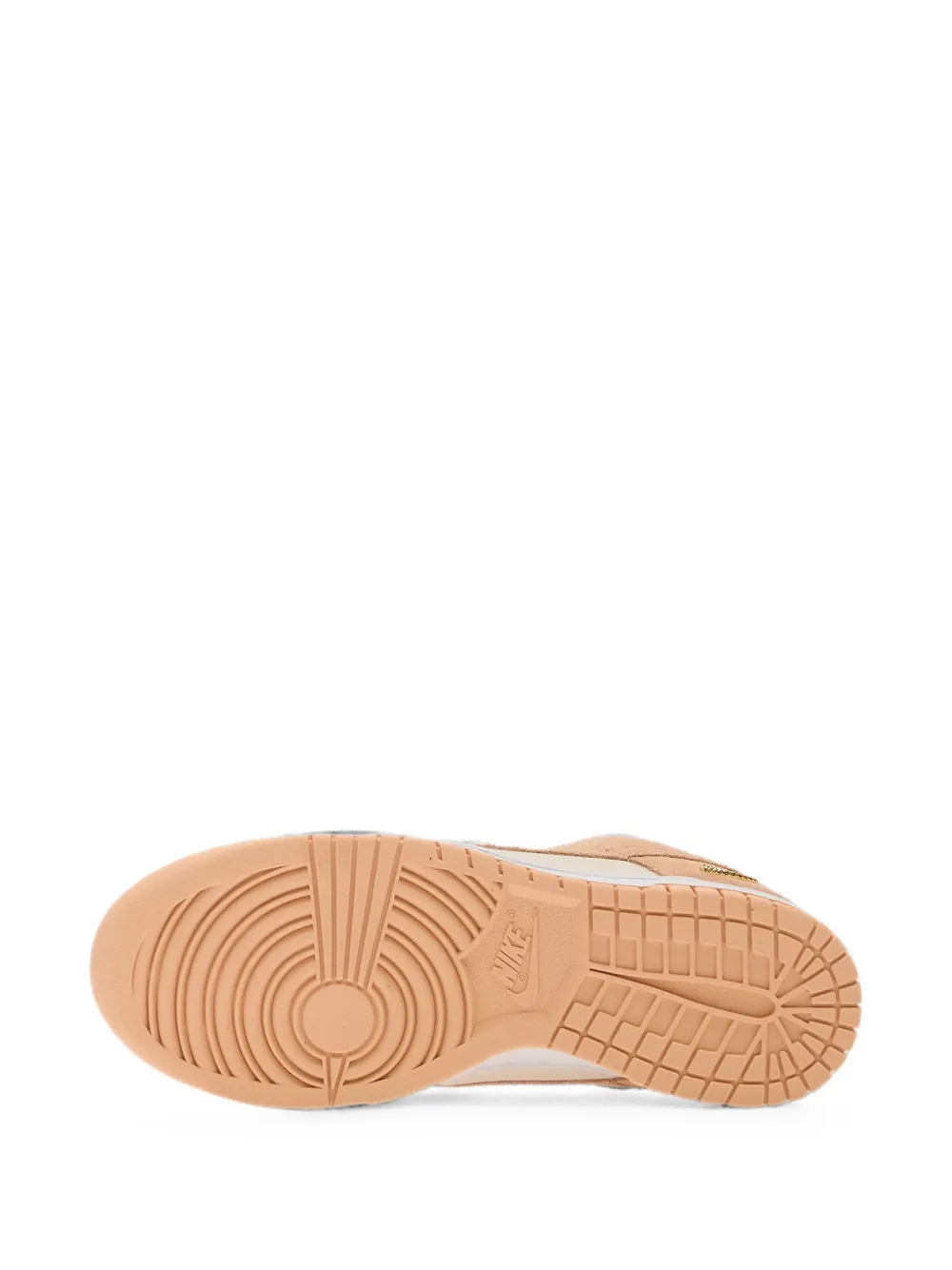 Nike Dunk Low suede sneakers Oranje