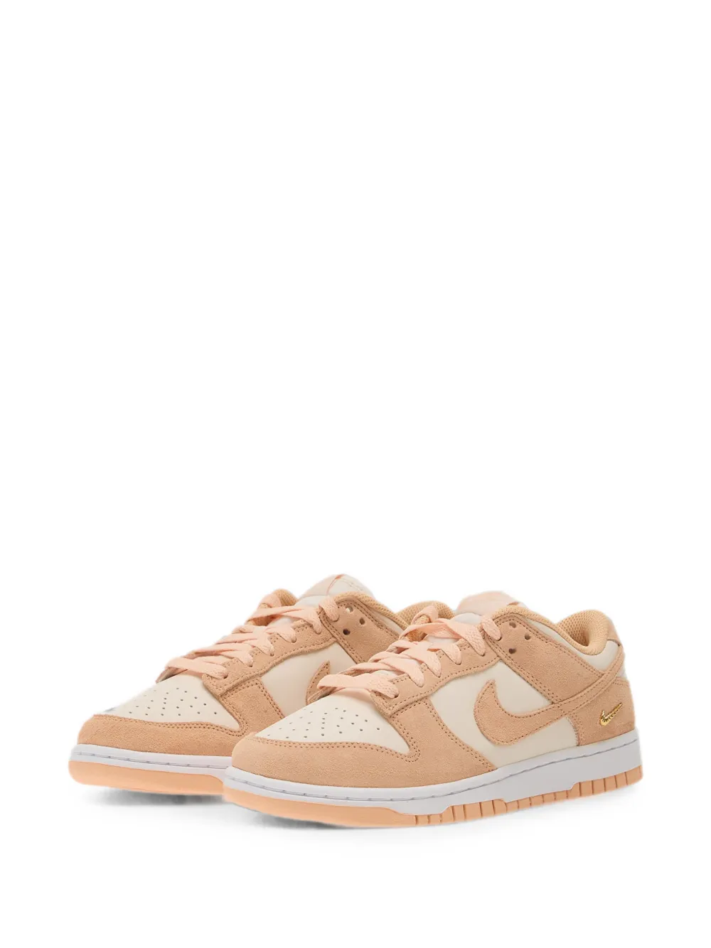 Nike Dunk Low suede sneakers Oranje
