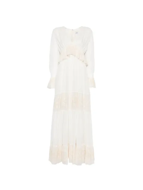 Raquel Diniz robe longue Lorelai à col v