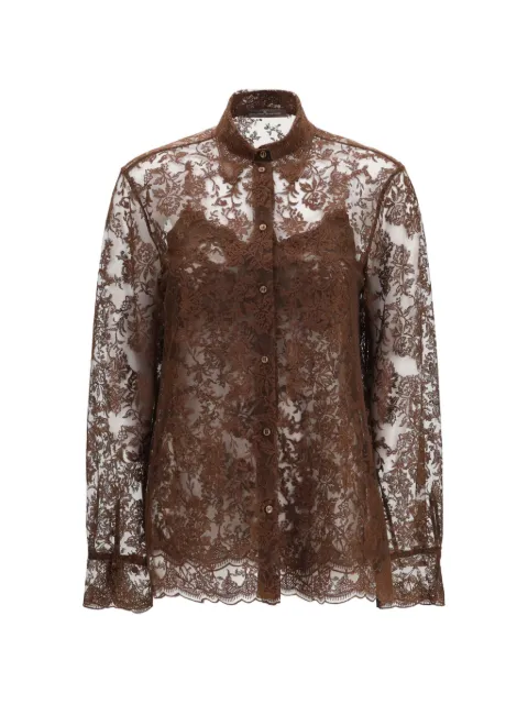 Ermanno Scervino embroidered lace blouse