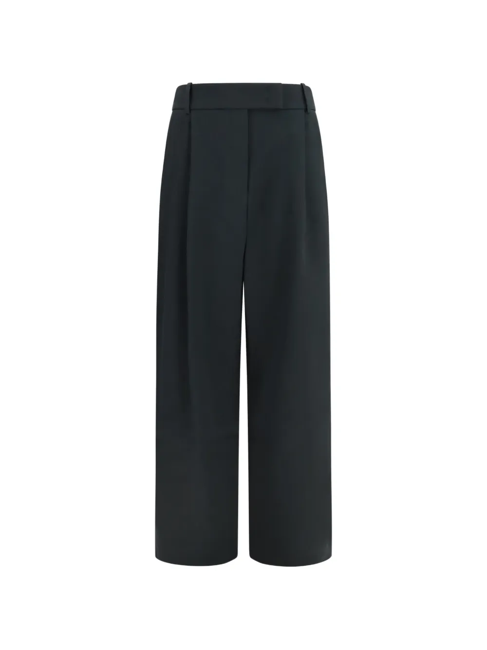 Giorgio Armani pleated wide-leg trousers - Nero