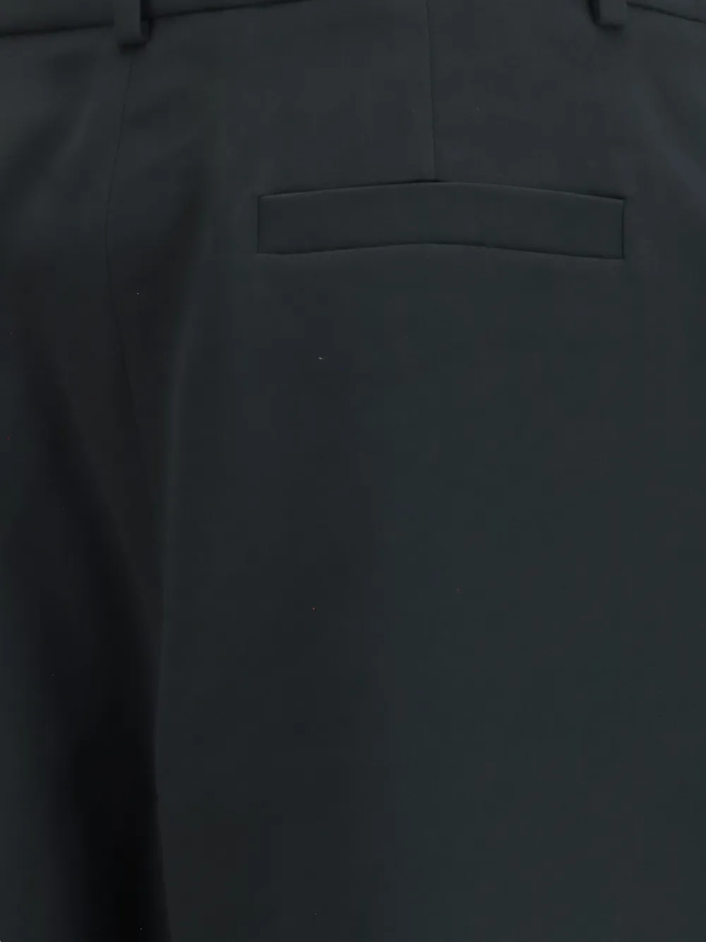 Giorgio Armani Plooibroek met wijde pijpen Zwart