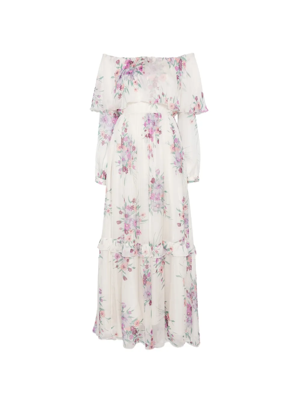Raquel Diniz Marisol floral-print ruffled maxi dress