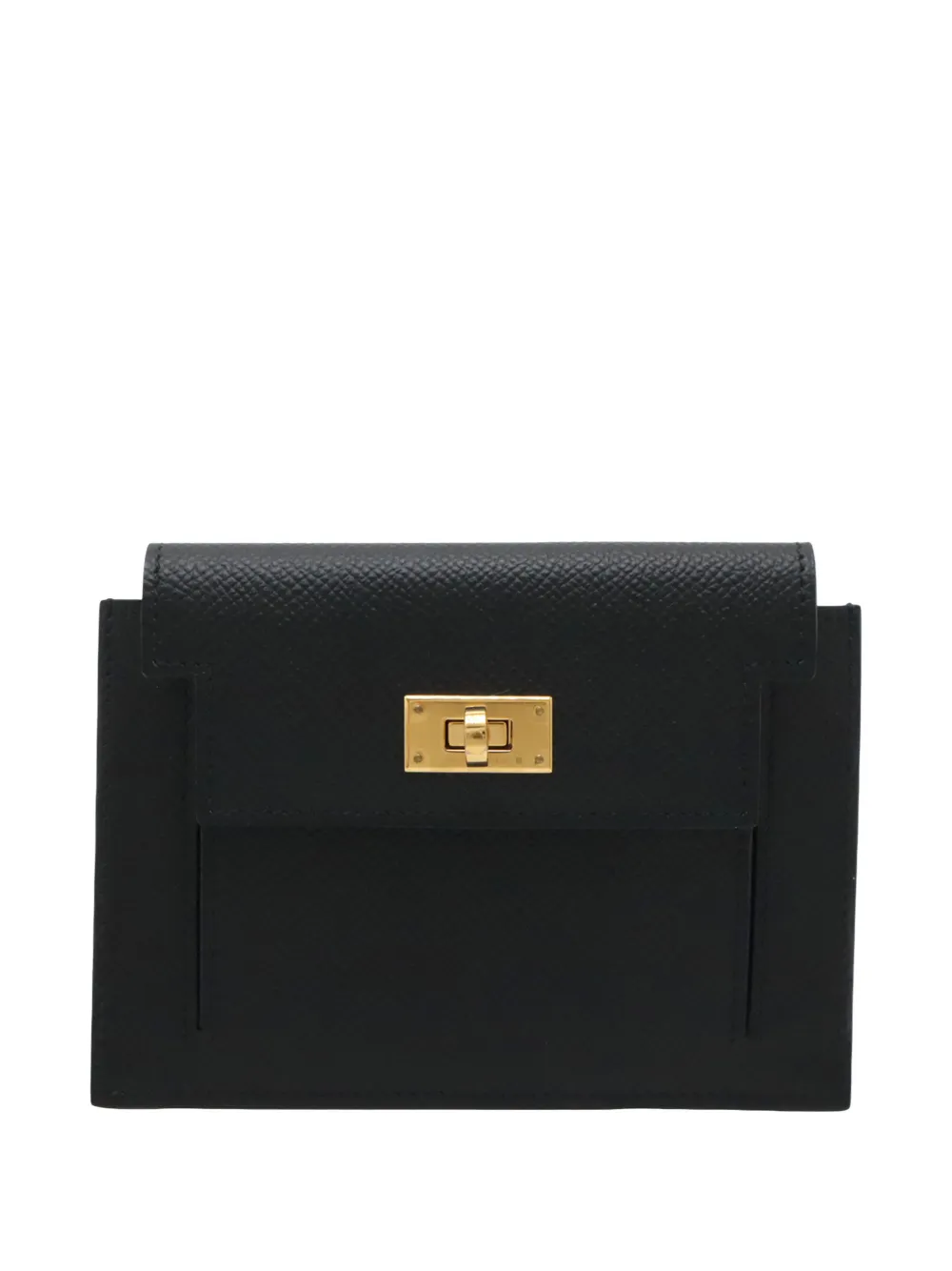 Hermès Pre-Owned 2020 Epsom Kelly Pocket Compact Wallet small wallets - Schwarz
