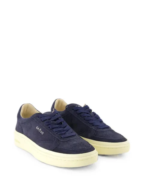 GHŌUD logo-embroidered suede sneakers