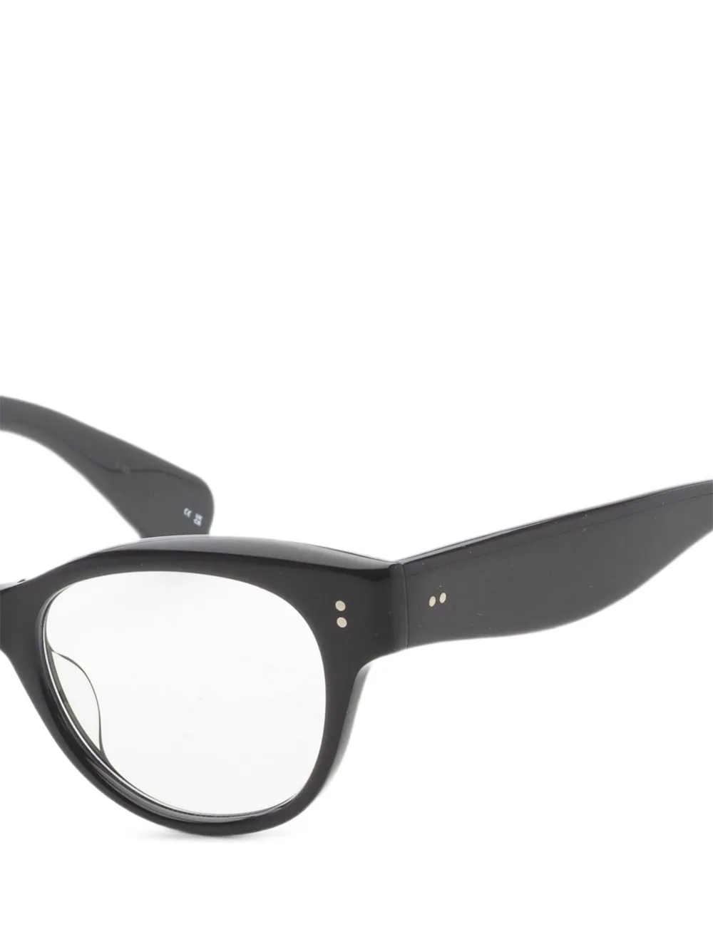 Garrett Leight Octavia bril met cat-eye montuur Zwart