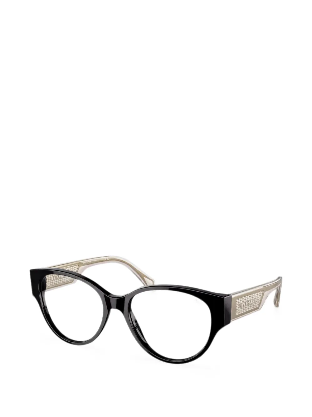 Bvlgari Cat-Eye-Brille - Schwarz