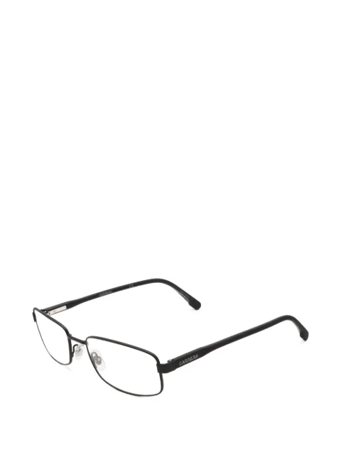 Carrera lentes con armazón rectangular y efecto mate