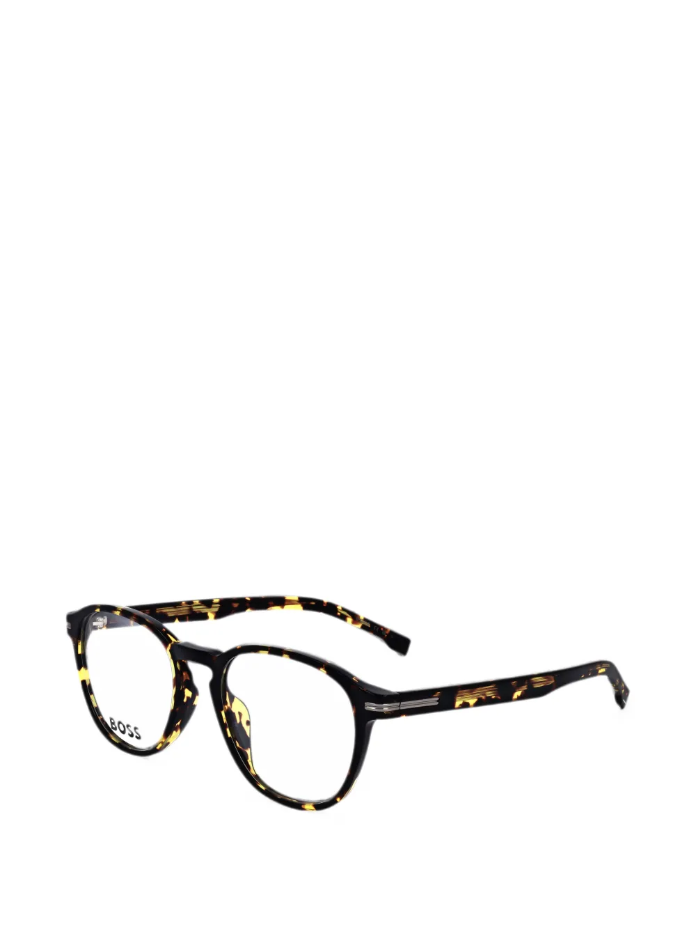 BOSS tortoiseshell-effect glasses - Braun