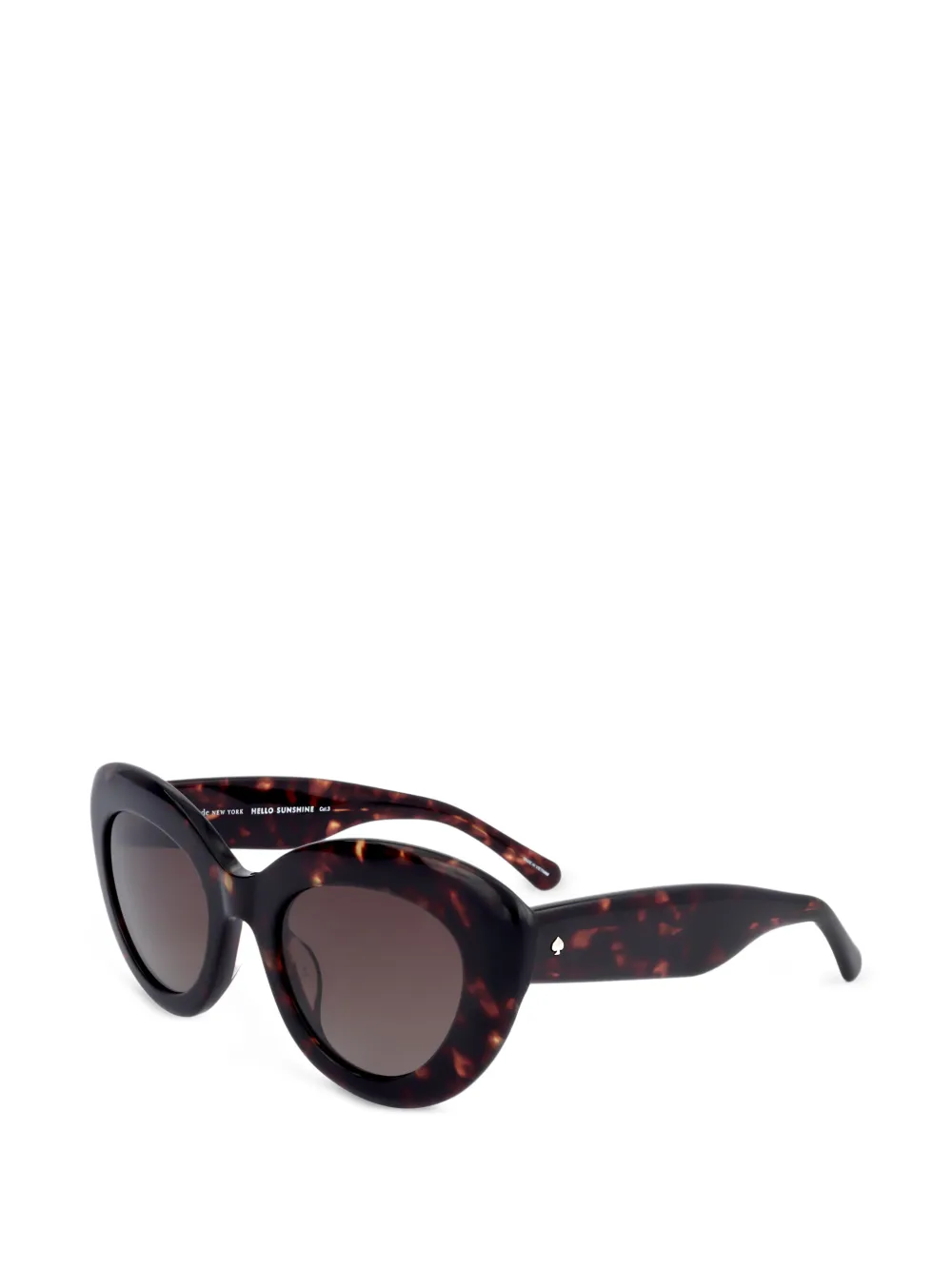 Kate Spade Occhiali da sole Capri cat-eye - Marrone