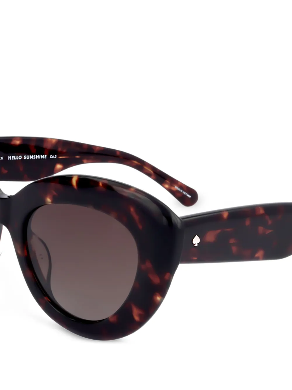 Kate Spade Capri zonnebril met cat-eye montuur Bruin