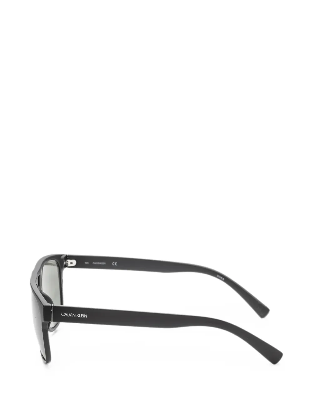 Calvin Klein Zonnebril met matte afwerking Blauw