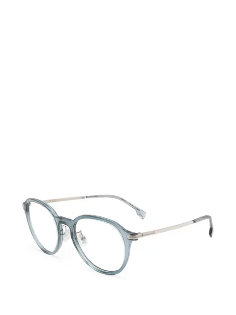 BOSS round-frame glasses