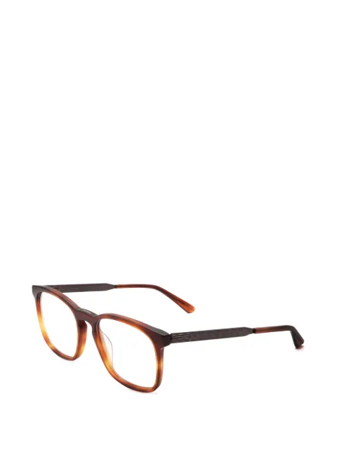 Calvin Klein tortoiseshell-effect square-frame glasses