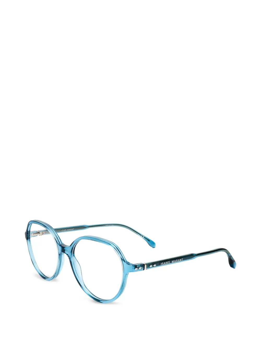 Isabel Marant Eyewear Bril met geometrisch montuur Blauw