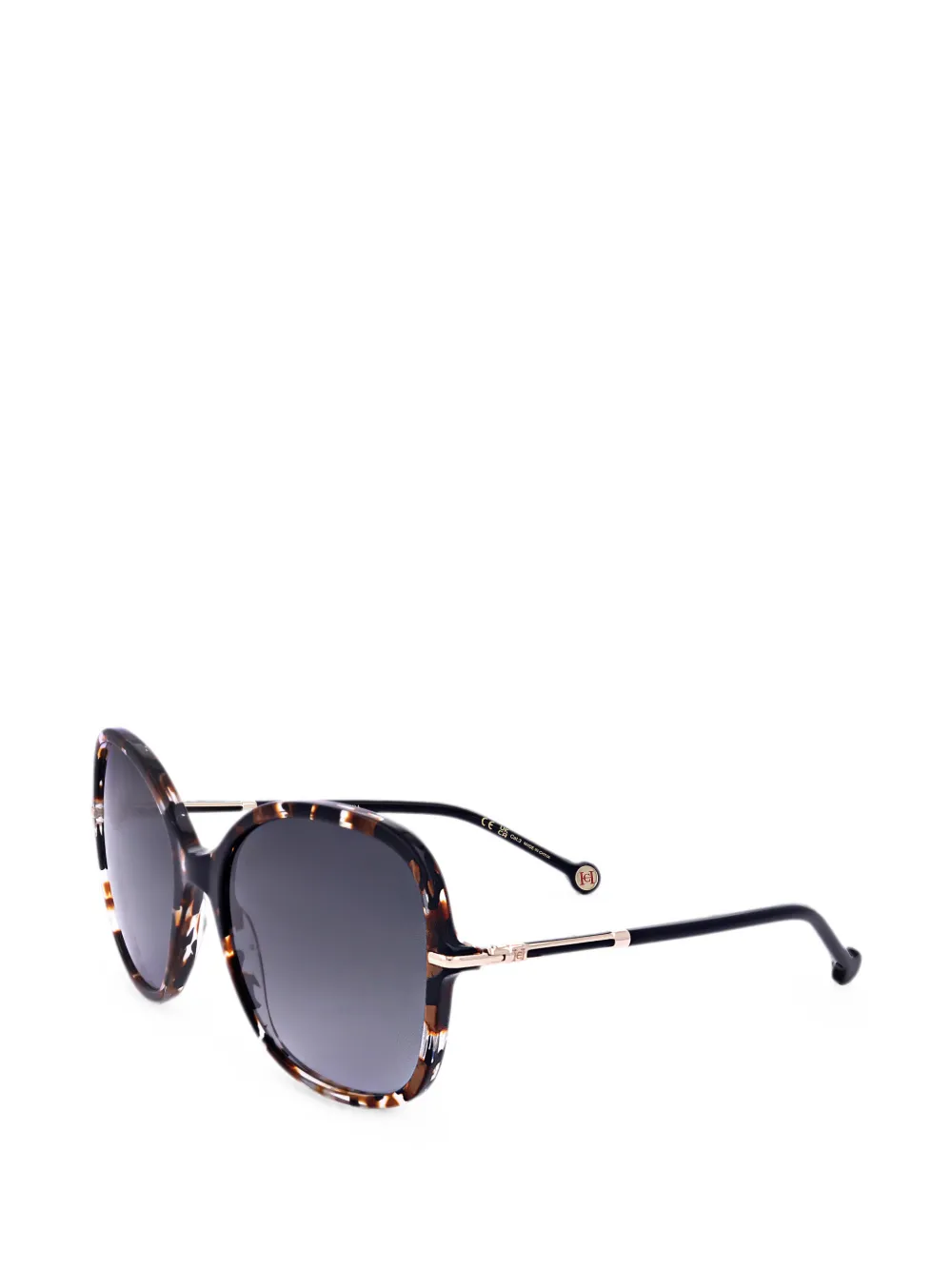 Carolina Herrera Sonnenbrille in Schildpattoptik - Schwarz
