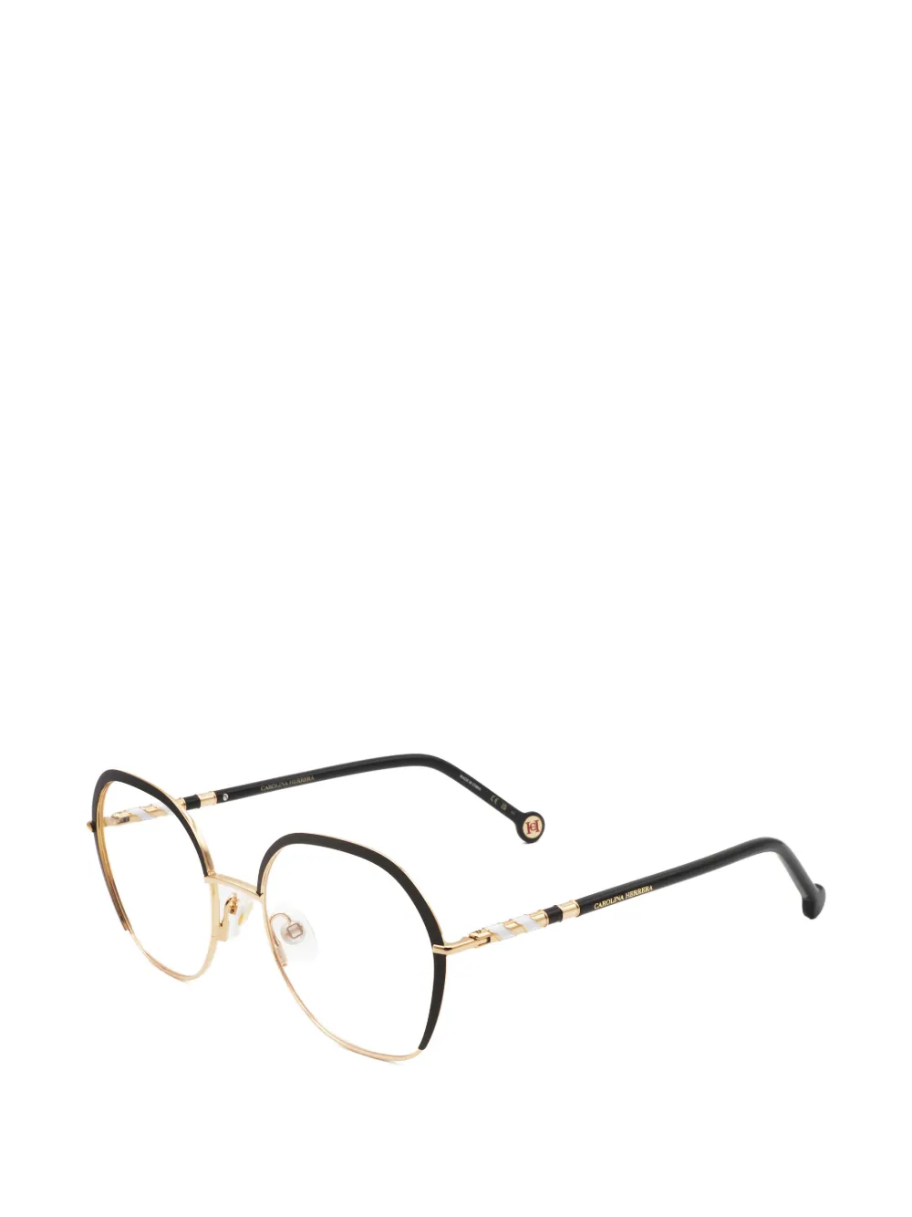Carolina Herrera Occhiali con montatura geometrica - Oro