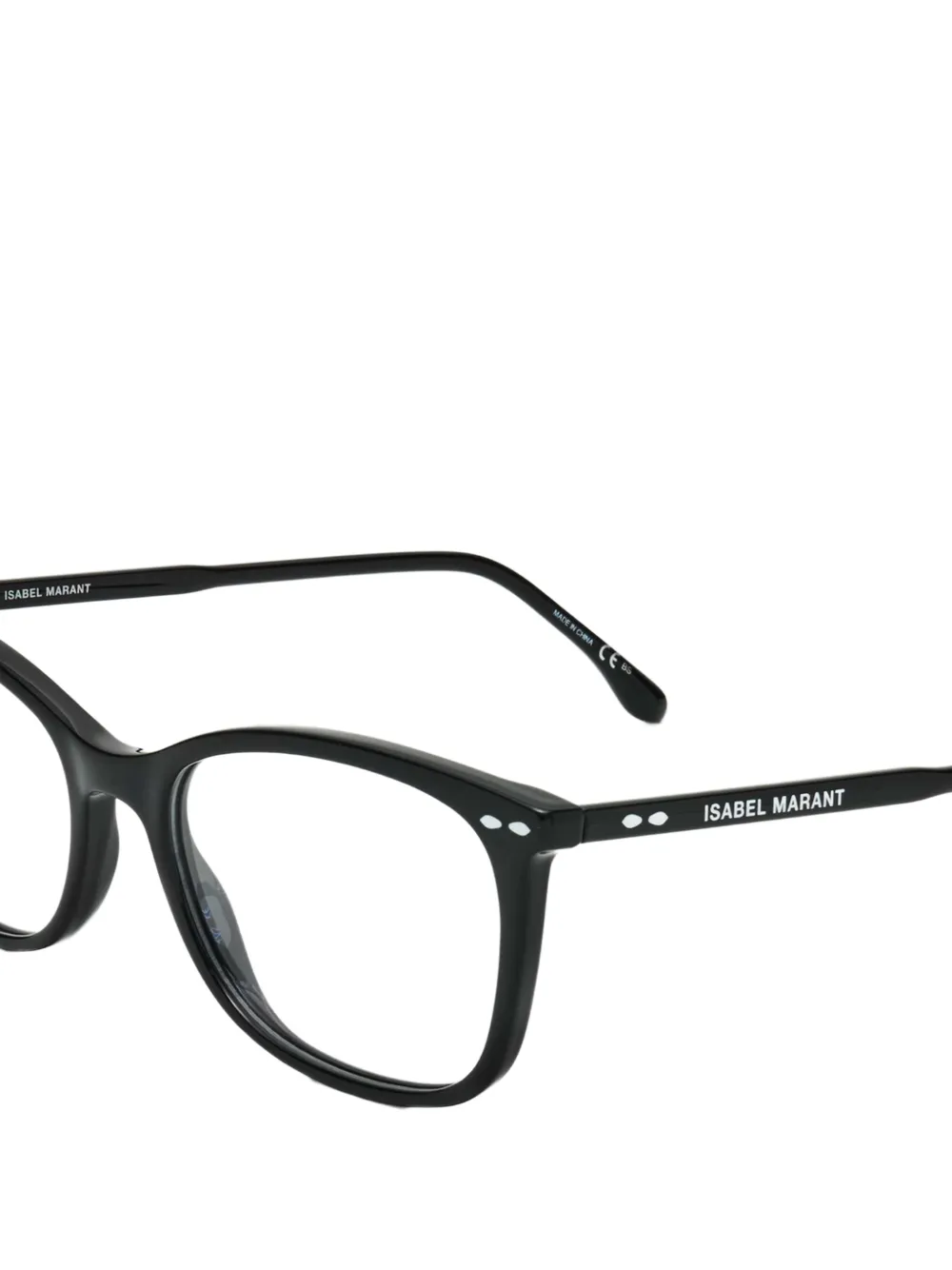 Isabel Marant Eyewear Bril met logo Zwart