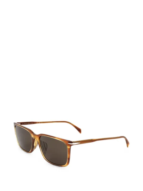 Eyewear by David Beckham horn-effect square-frame sunglasses