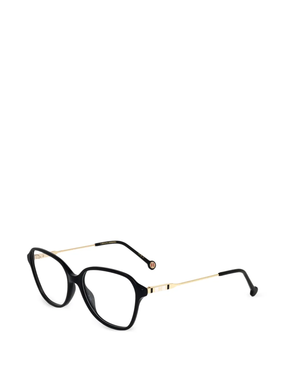 Carolina Herrera Brille mit geometrischem Gestell - Schwarz