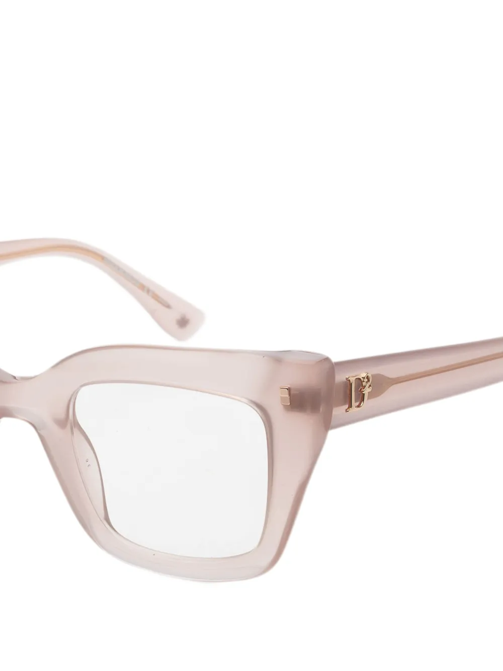 DSQUARED2 EYEWEAR Zonnebril met cat-eye montuur Roze