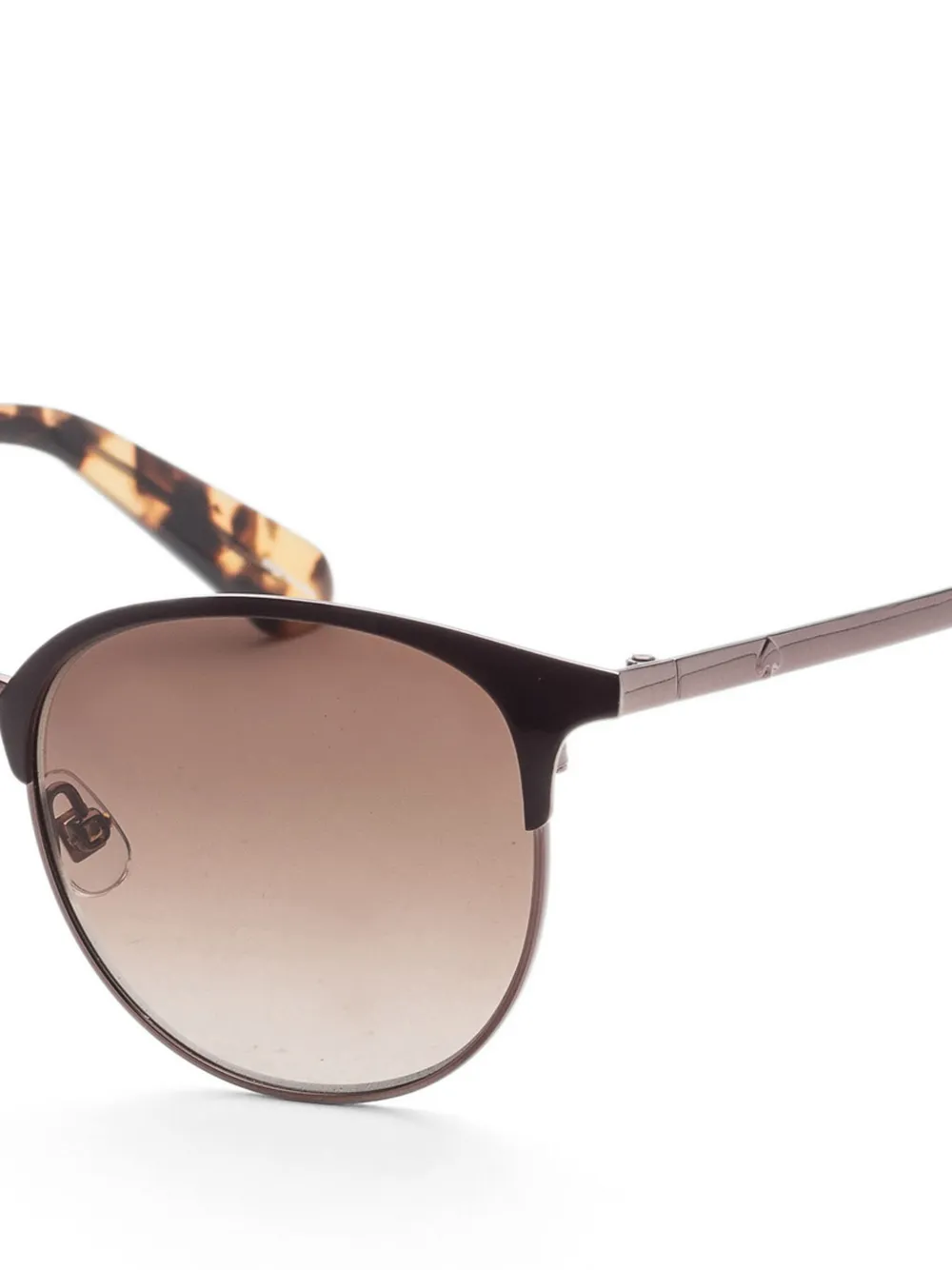 Kate Spade Joelynn zonnebril met browline montuur Bruin