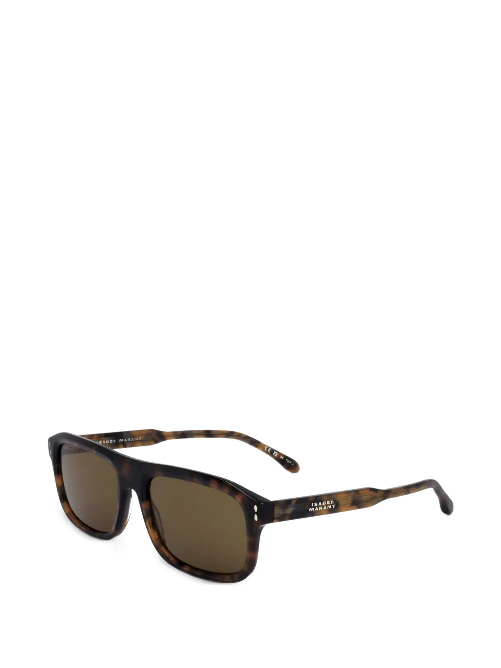 Isabel Marant Eyewear tortoiseshell-pattern square-frame sunglasses