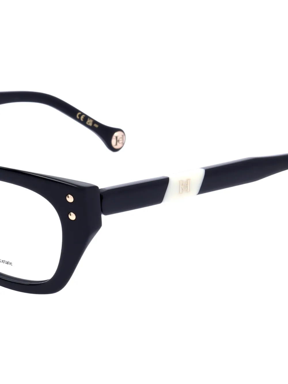 Carolina Herrera Zonnebril met cat-eye montuur Zwart