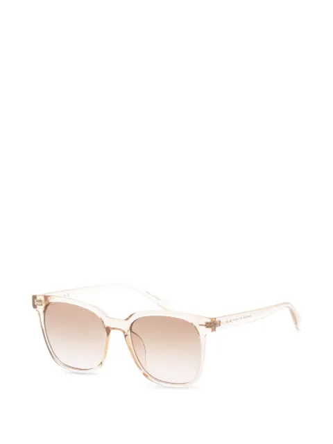 Calvin Klein lentes de sol con armazón cuadrada transparente