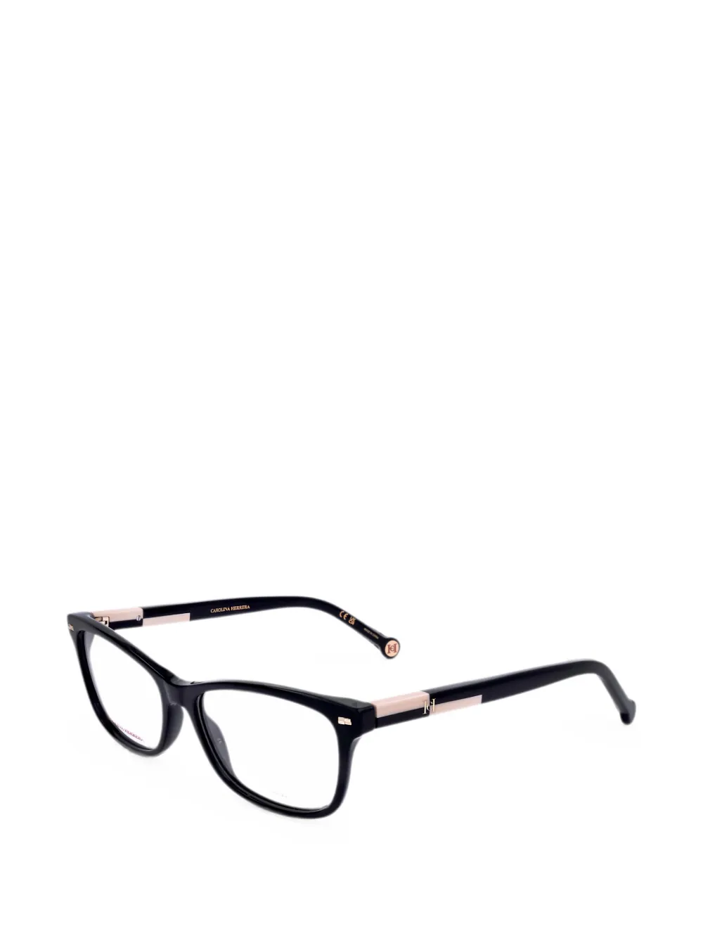 Carolina Herrera Brille mit eckigem Gestell - Schwarz