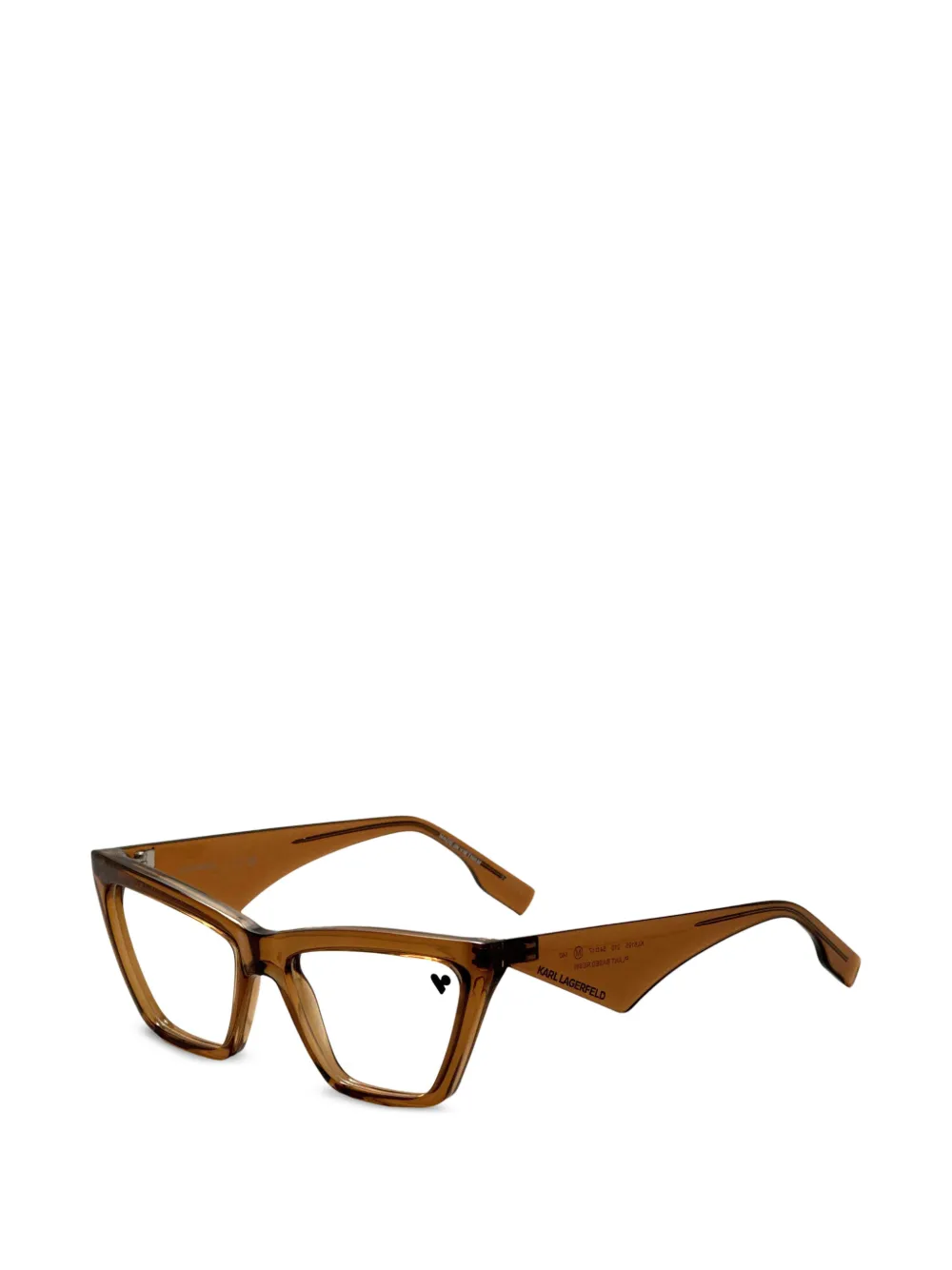 Karl Lagerfeld geometric-frame glasses