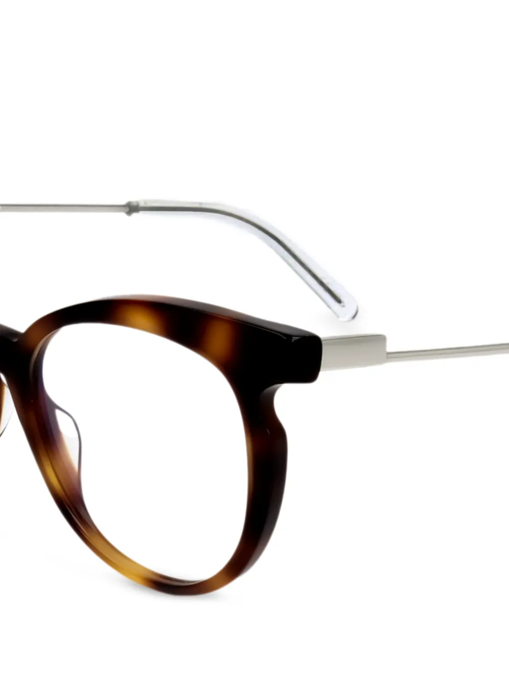 Marni Eyewear Bril met schildpadschild-design Bruin