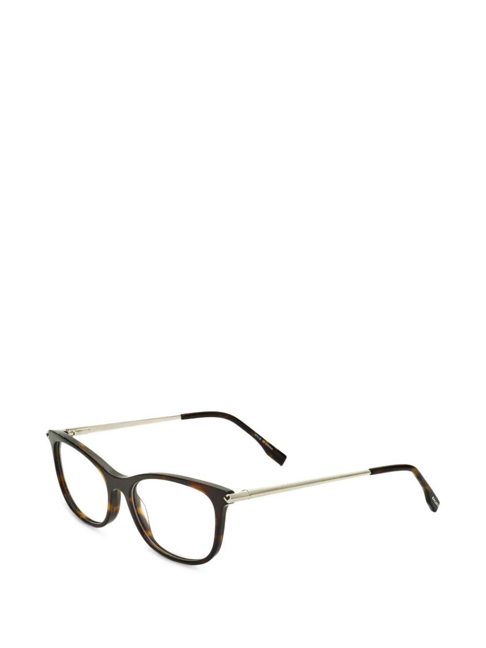 Lacoste tortoiseshell-effect cat-eye glasses - Marrone
