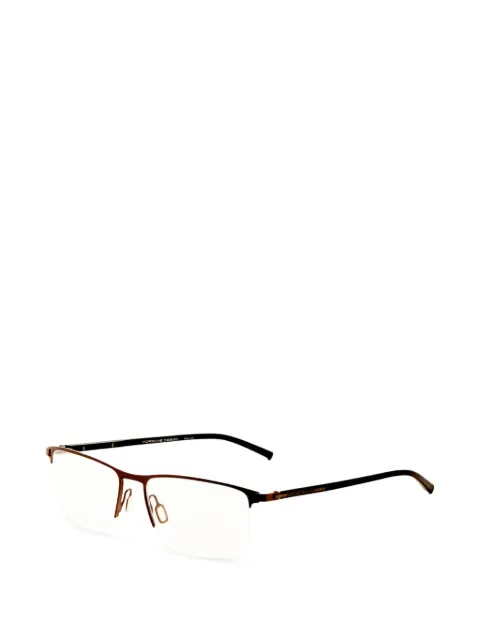 Porsche Design lentes rectangulares sin armazón