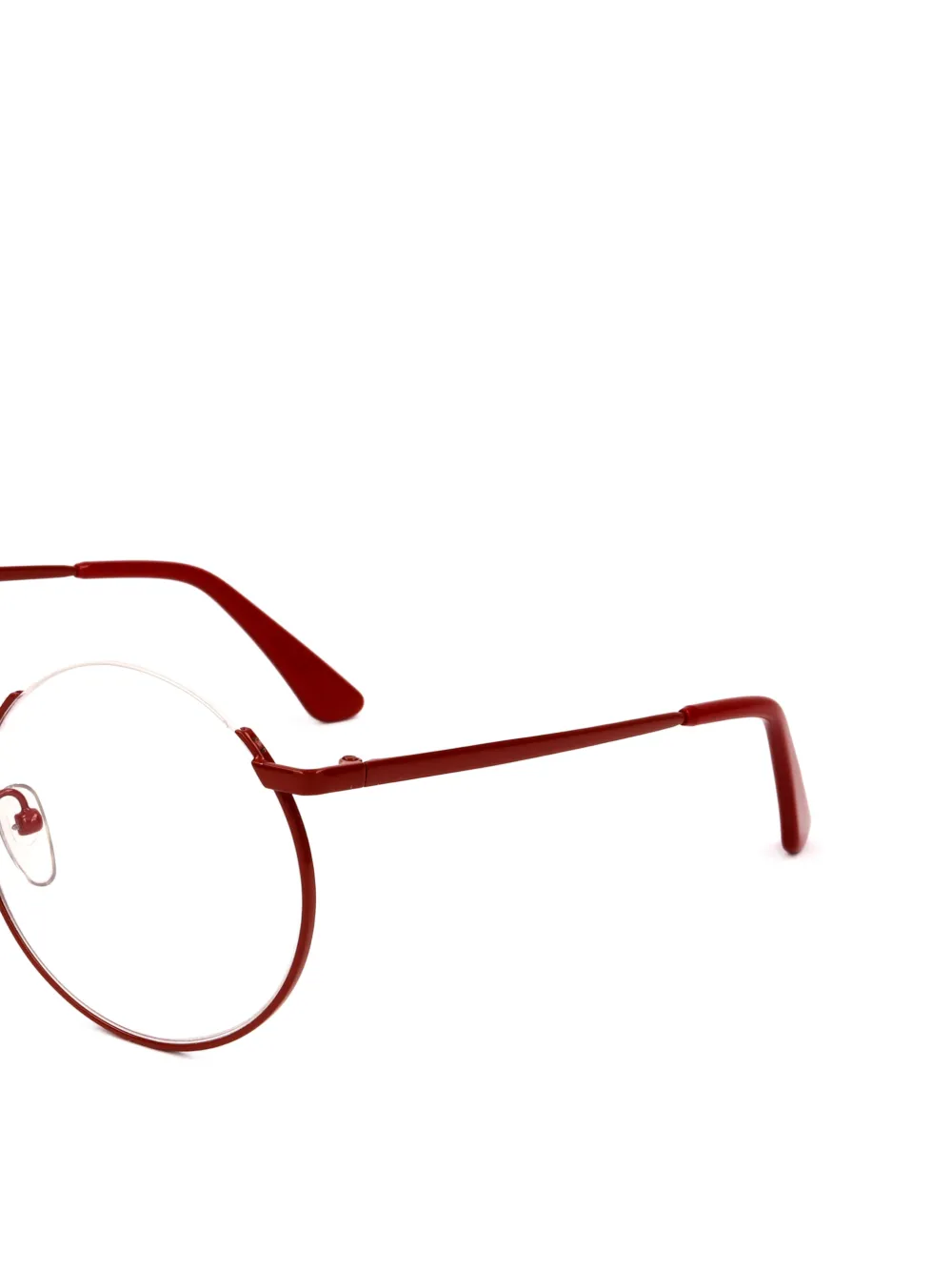 Marni Eyewear Bril met rond montuur Rood