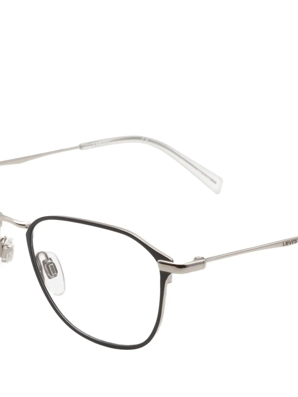 Levi's Bril met geometrisch montuur Zilver