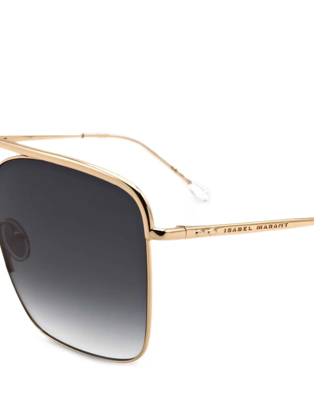 Isabel Marant Eyewear Zonnebril met geometrisch montuur Goud