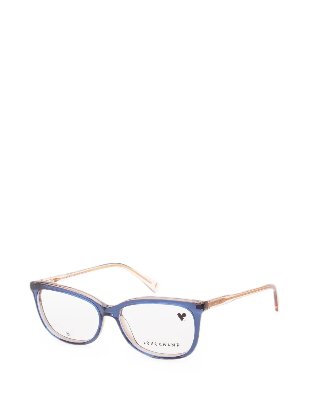 Longchamp cat-eye frame glasses - Blau