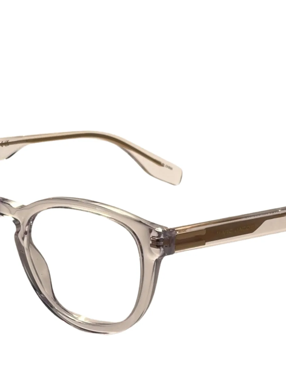 Marc Jacobs Eyewear Bril met rond montuur Grijs