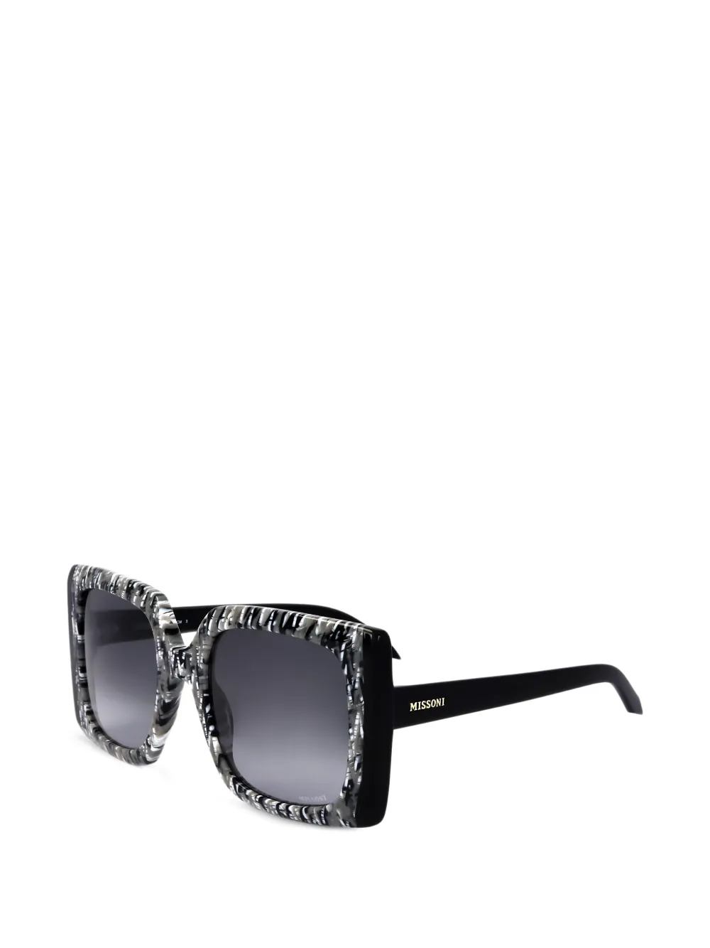 MISSONI EYEWEAR 54mm black-pattern grey sunglasses