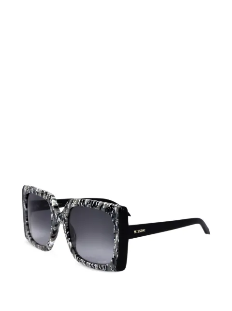 MISSONI EYEWEAR lentes de sol con motivo negro