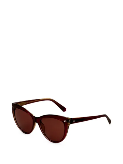 Swarovski Eyewear lentes de sol con armazón cat eye y detalles de cristal