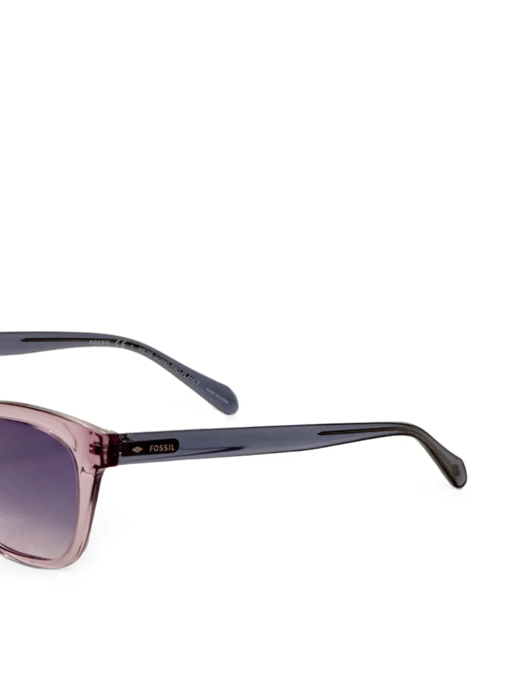 FOSSIL Zonnebril met cat-eye montuur Paars