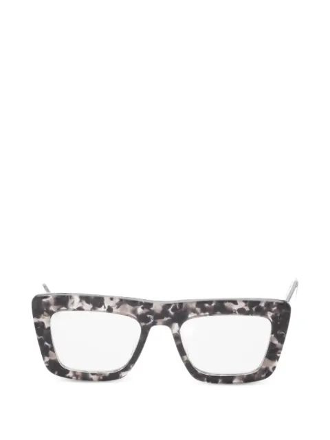 Thom Browne Eyewear Eckige Brille in Schildpattoptik