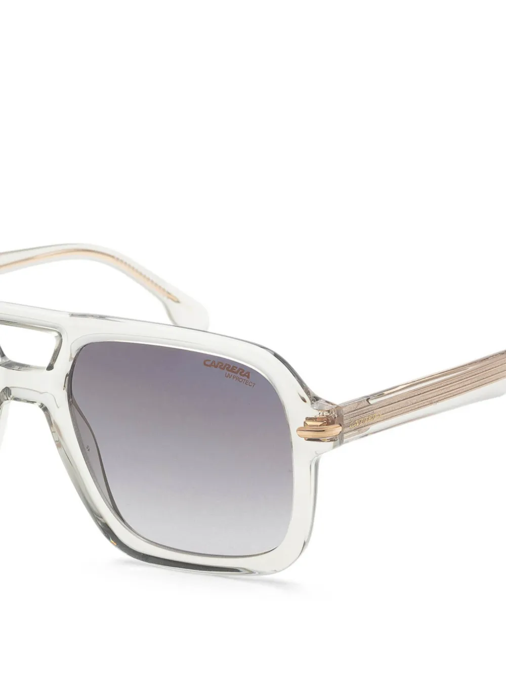 Carrera Zonnebril met piloten montuur Beige