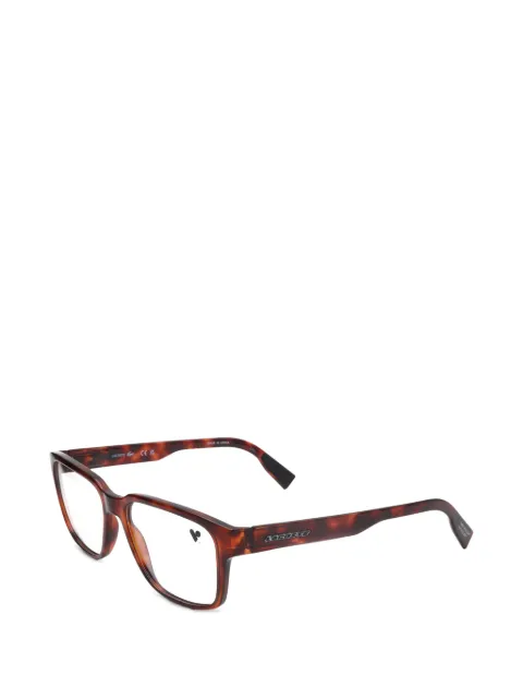 Lacoste tortoiseshell-effect rectangle-frame glasses