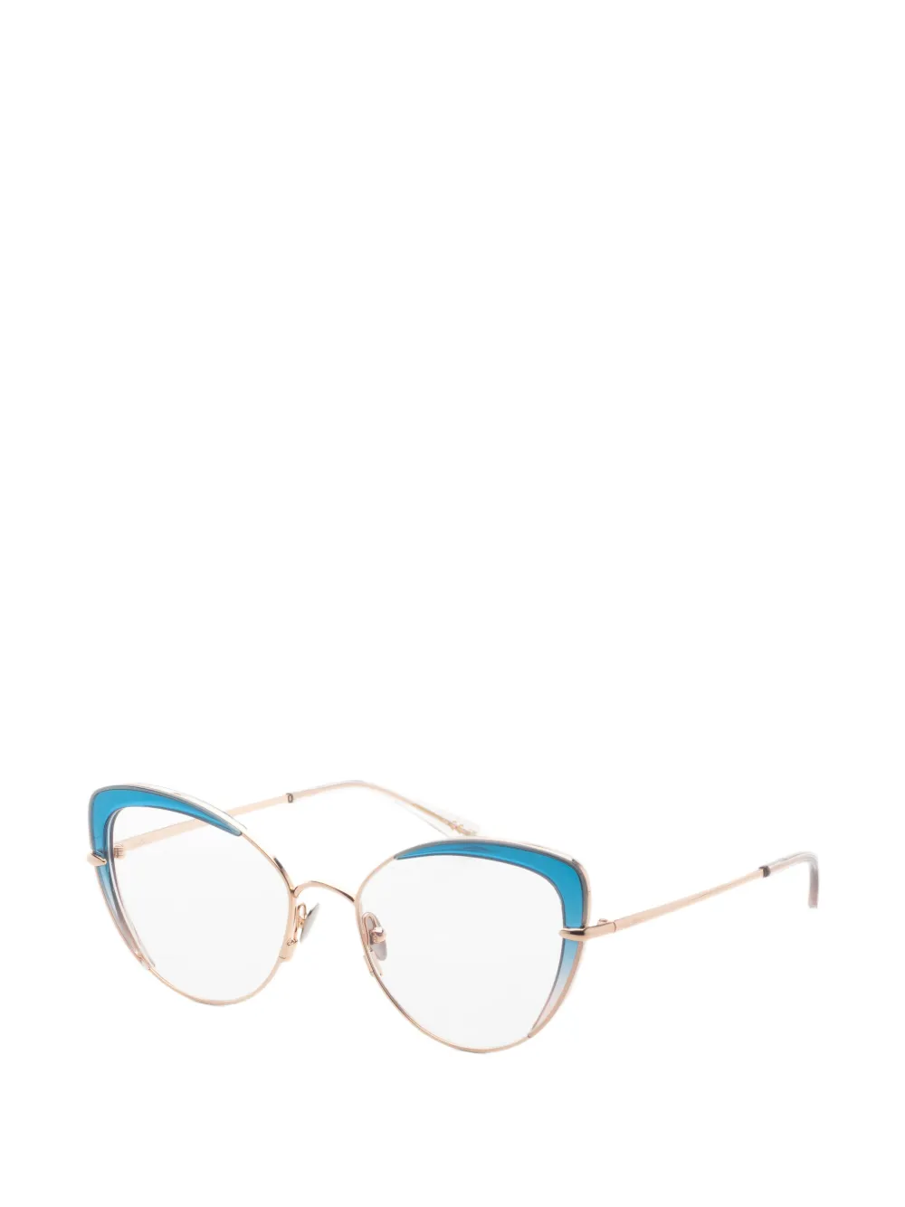 Pomellato Cat-eye Frame Glasses in Gold, view 2