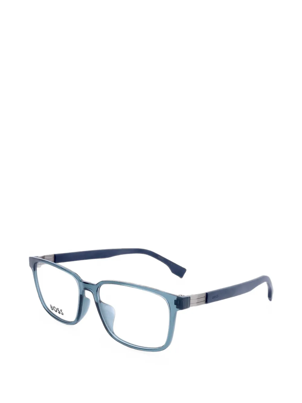 BOSS rectangle-frame glasses | Blue | Image 1