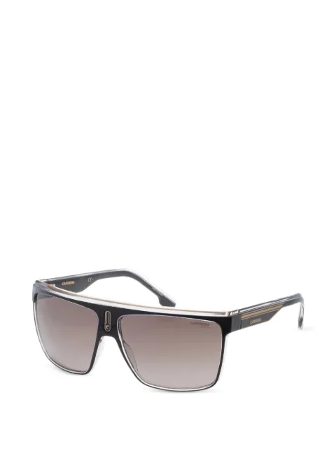 Carrera lentes de sol con armazón rectangular y letras del logo